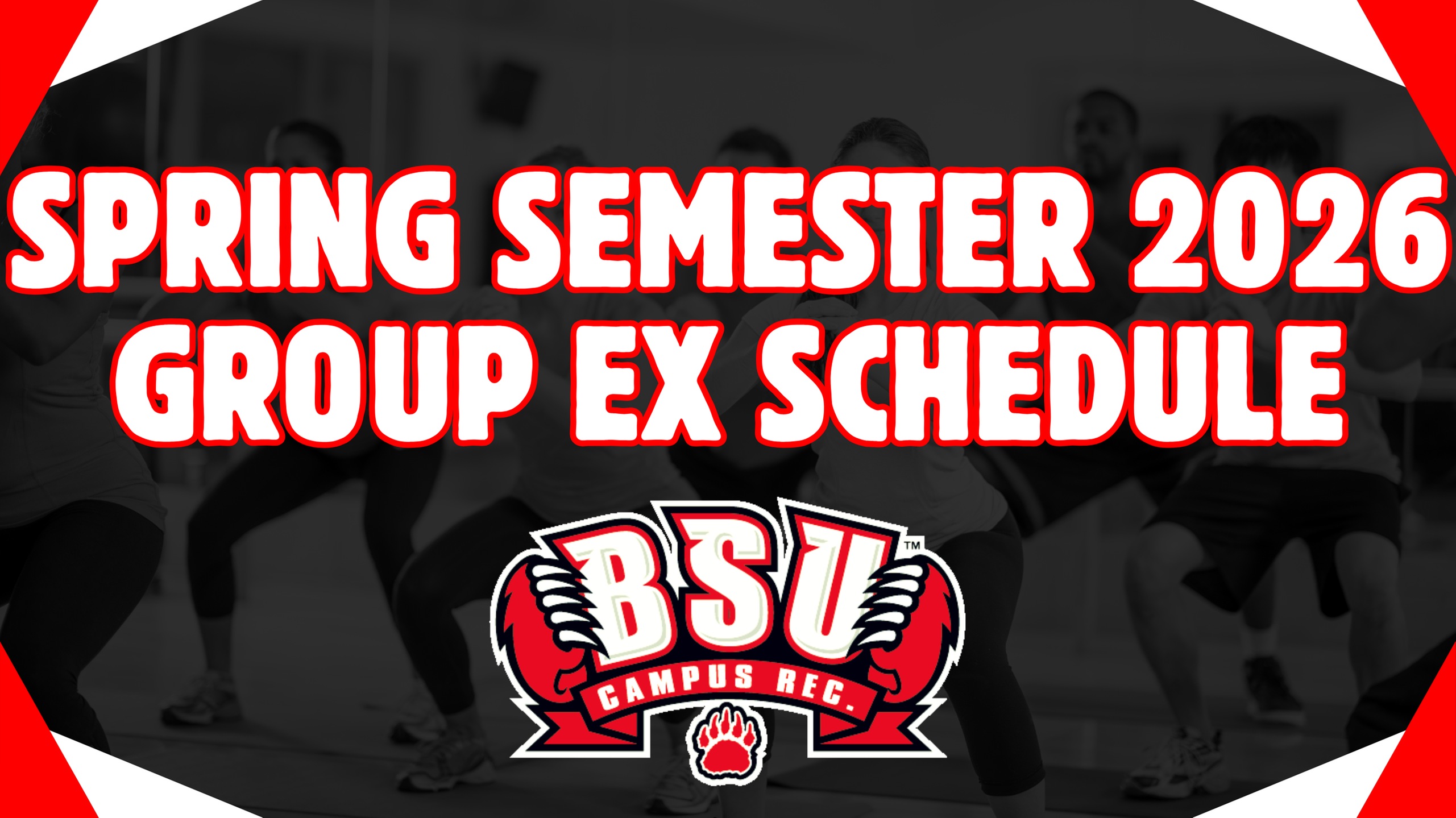 Spring Semester 2026 Group Ex Schedule