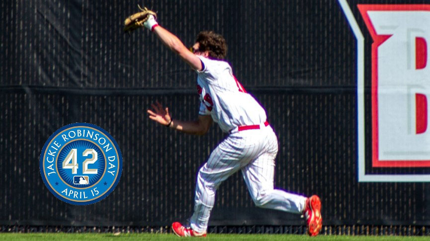 Baseball Sweeps Salem in MASCAC Doubleheader on Jackie Robinson Day