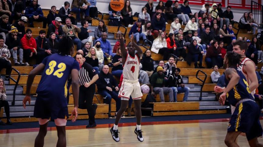 Kikuba Lead Men's Basketball to 101-94 MASCAC Win Over MCLA
