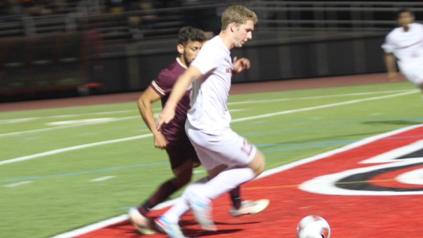 Men's Soccer Blanks RIC, 3-0