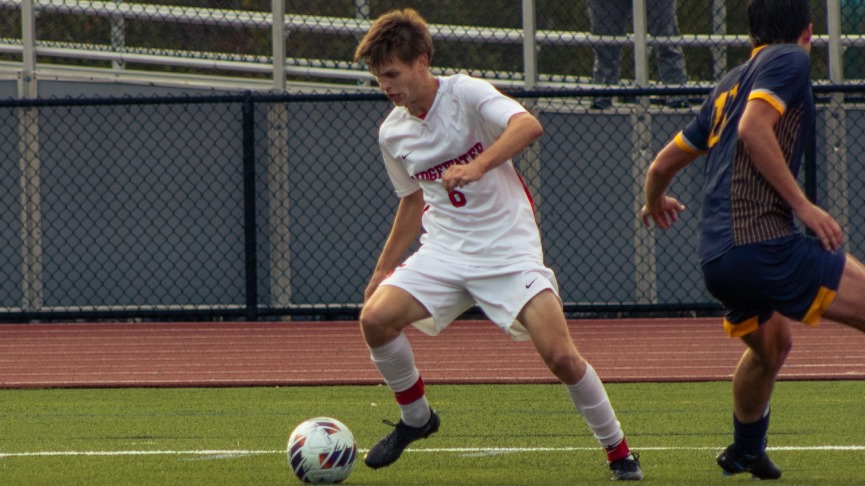Men's Soccer Battles RIC to 2-2 Tie