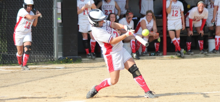 Softball Splits Non-Conference Twinbill with UMass