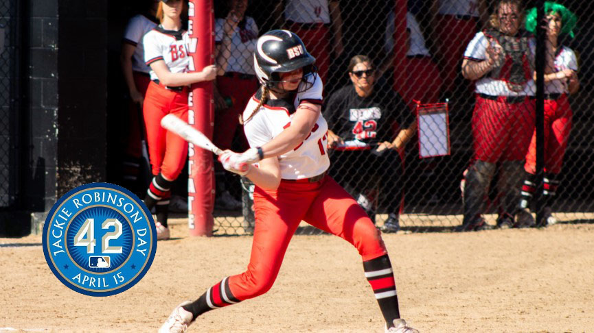 Softball Sweeps Salem in MASCAC Doubleheader on Jackie Robinson Day