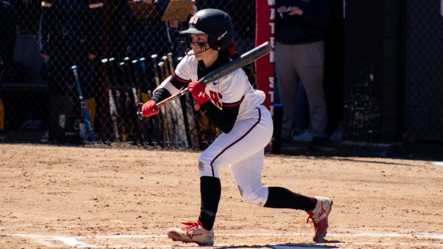 Softball Rallies for MASCAC Sweep of MCLA