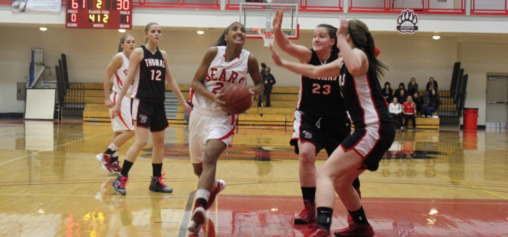 Women's Basketball Downs Thomas College, 105-60