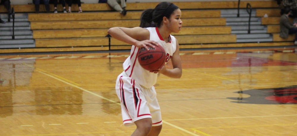 Page Leads Women's Hoops to 43-37 Win over RIC