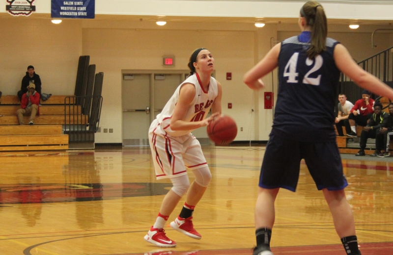 Lindland Tallies Record 38 Points, Bears End Season with 2OT Setback in MASCAC Semis