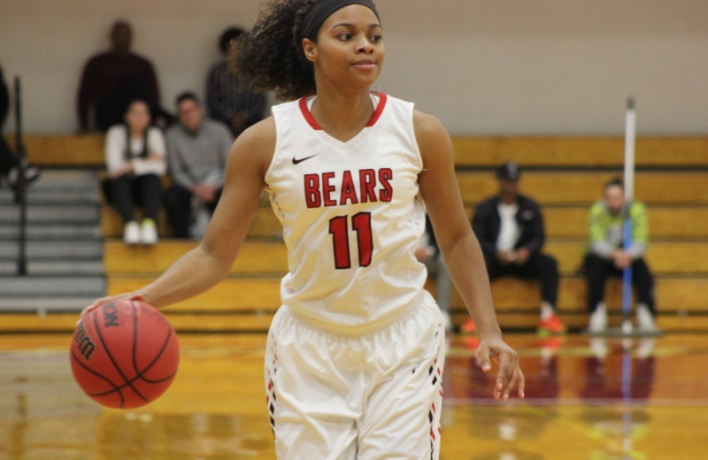 Melton Leads Women's Hoops to 49-42 Win over MCLA