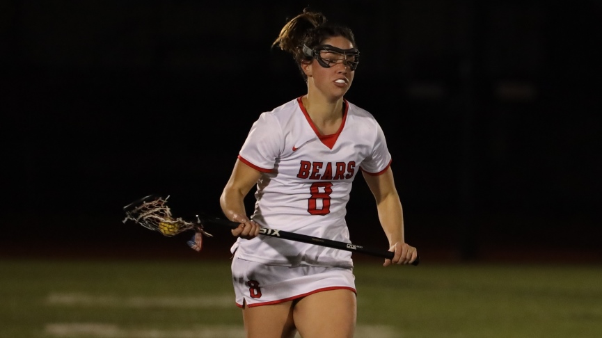 Hiller Notches Career-High Nine Goals in 17-10 Win over Mass. Maritime