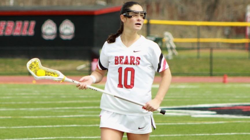 Action photo of BSU women's lacrosse player Meredith Sylvia