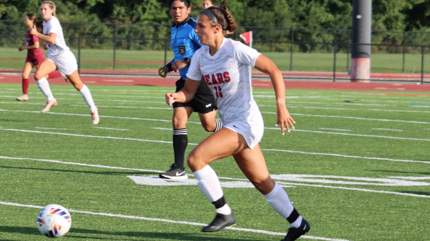 Women's Soccer Blanks Suffolk, 5-0