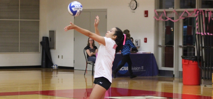 Volleyball Defeats Curry, 3-0, for Season's First Win