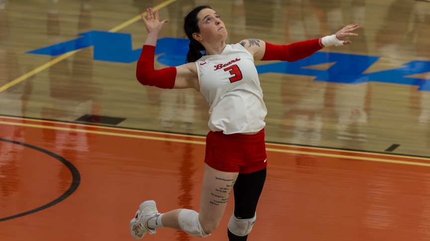 Volleyball Finishes 8-0 in MASCAC Play with Sweep of Fitchburg State
